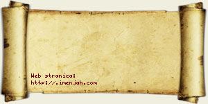 Jakov Strinić vizit kartica